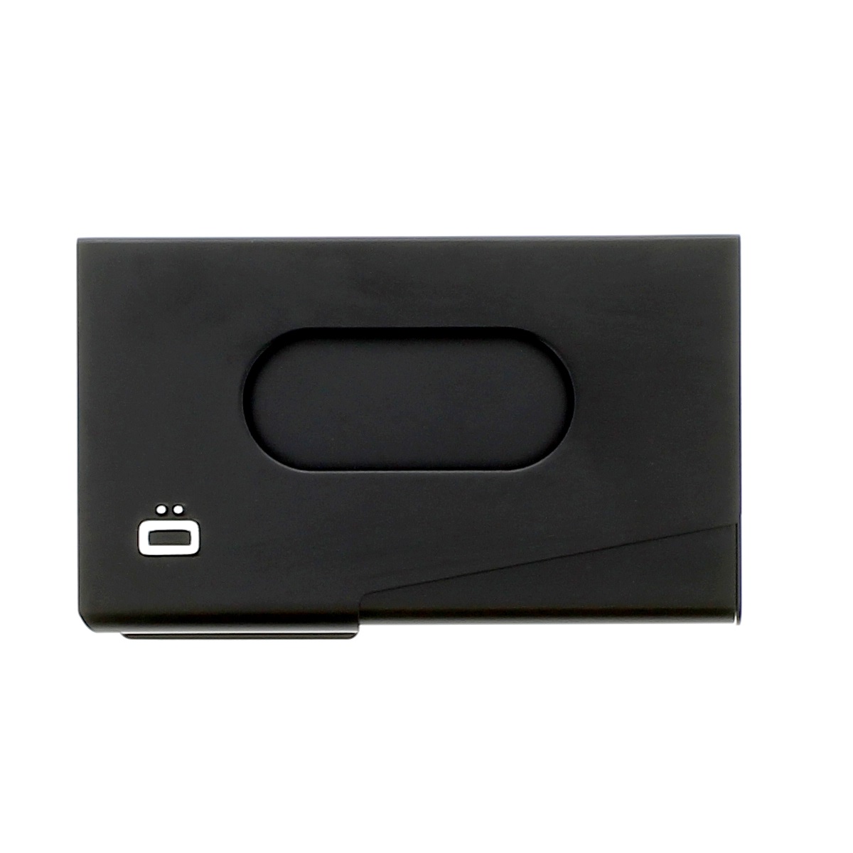 OGON Aluminum Business card holder One Touch - Black